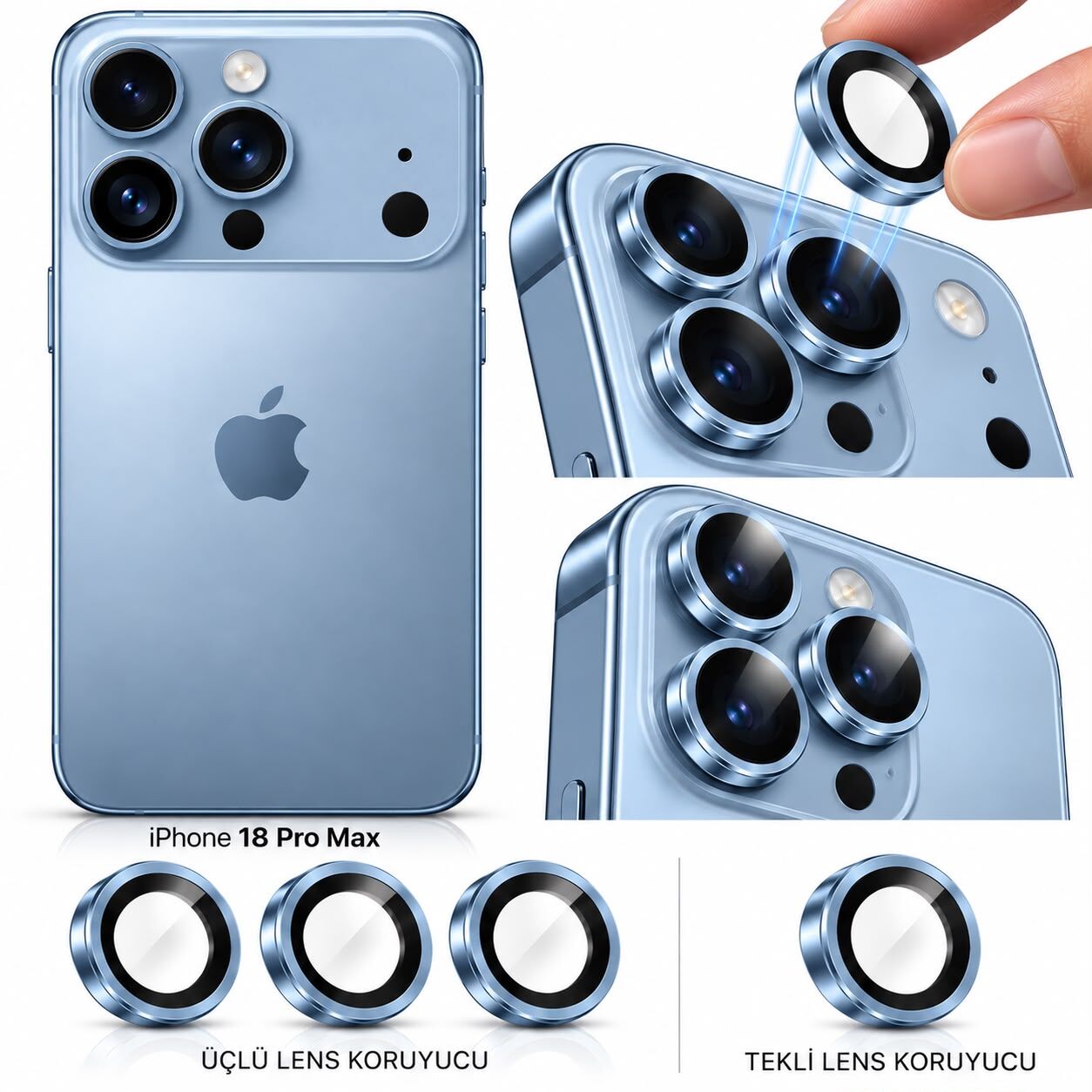 İPHONE 18 PRO BUZUL MAVİSİ